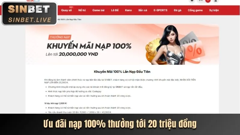 Tìm nút Đăng Nhập trên trang chủ